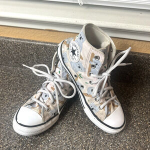 Converse All Star Little Kids 2 Multi Color High Top Lace Up Sneaker Koala Bears
